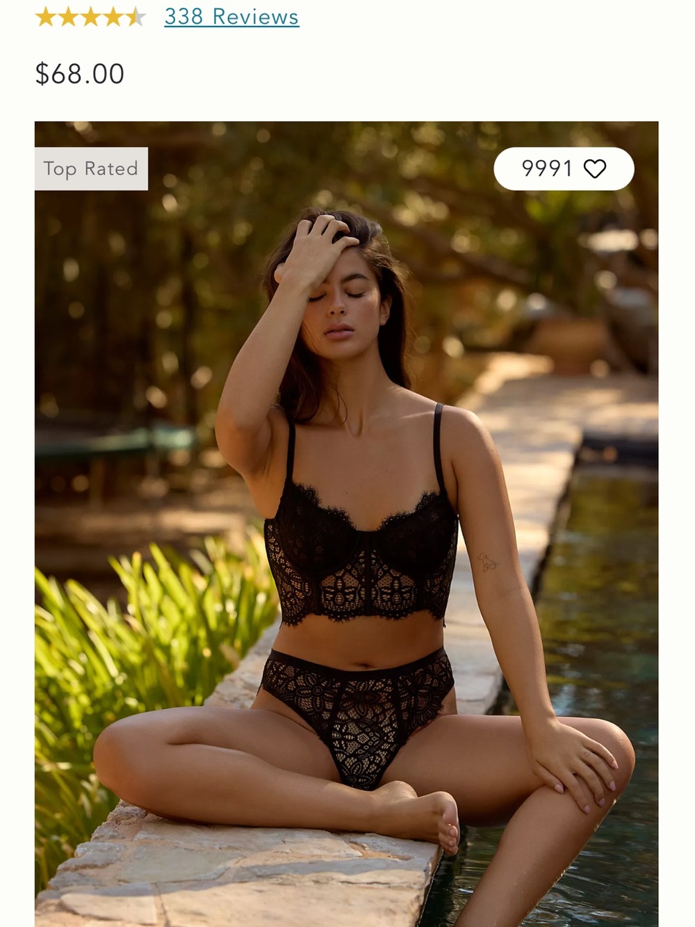 NWT Anthropologie lace bustier - Picture 10 of 12